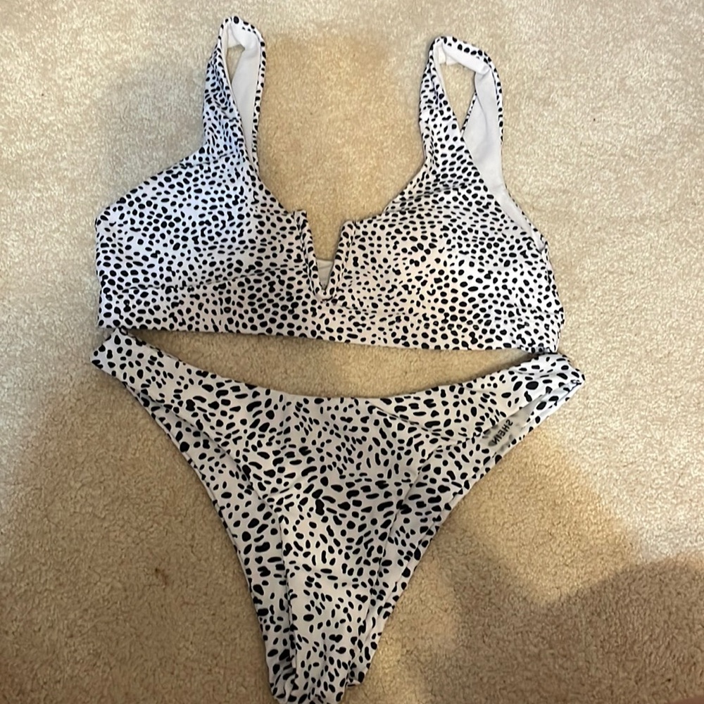 Super cute Dalmatian bathing suit!